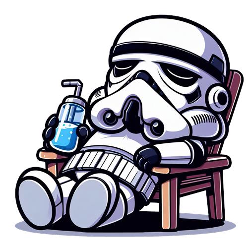 Afslappende Stormtrooper