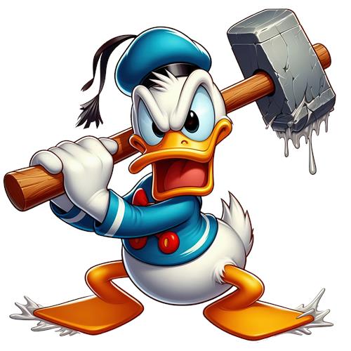 Donald Duck med Hammer