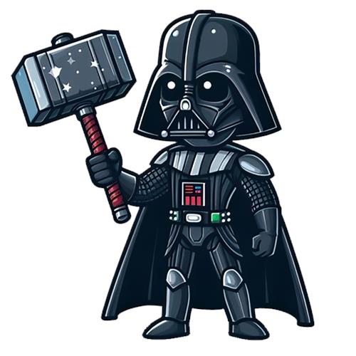 Darth Vader med Mjolnir