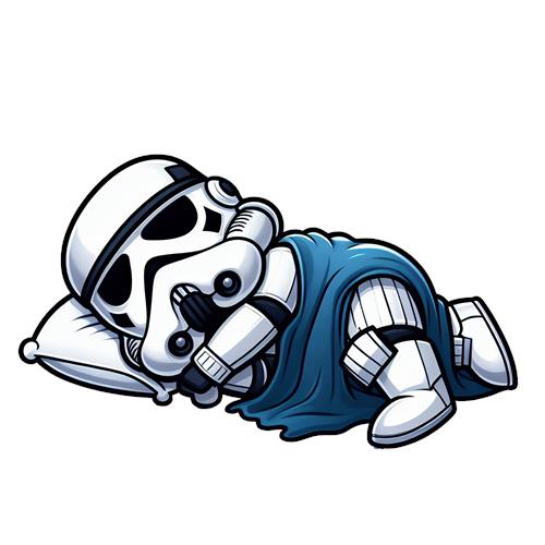 Sovende Stormtrooper