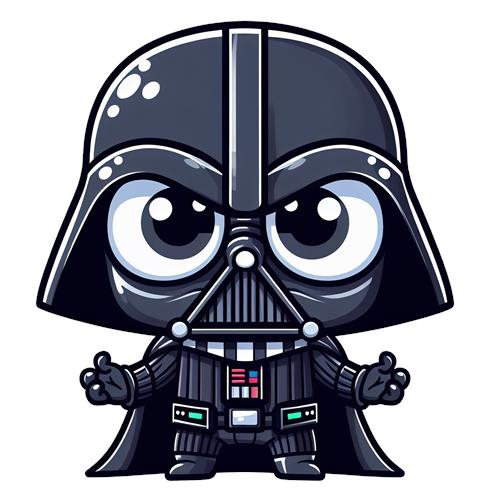 Kawaii Darth Vader Karakter