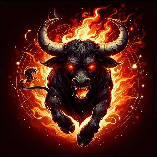 Flammende Tyr