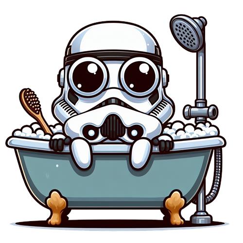 Stormtrooper i Badekar