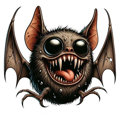 Skræmmende Bat Monster
