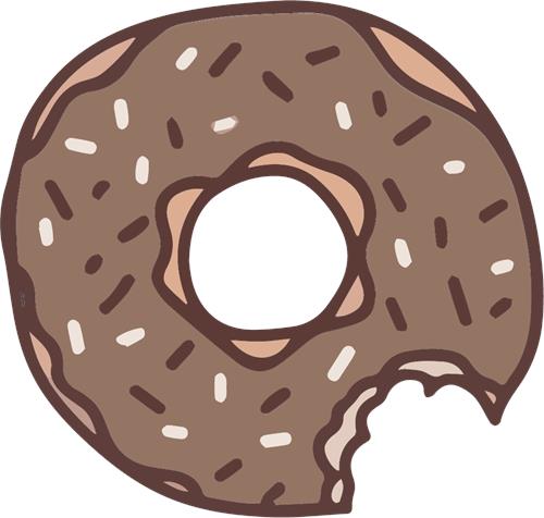 Lækre chokolade donuts med glasur