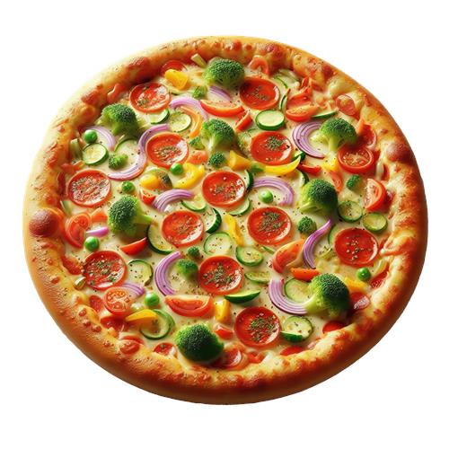 Farverig Vegetarisk Pizza