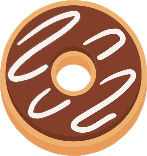 Lækker chokolade donuts med glasur