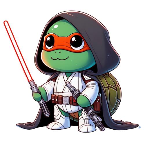 Jedi Skildpadde i Kamp