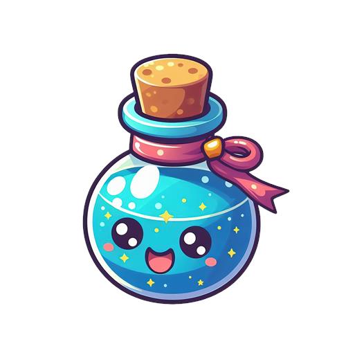 Glitrende Magisk Potion