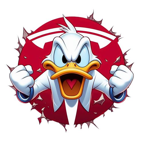 Wacky Duck with Tesla Logo