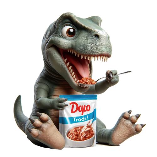 Sødt dinosaurussnack
