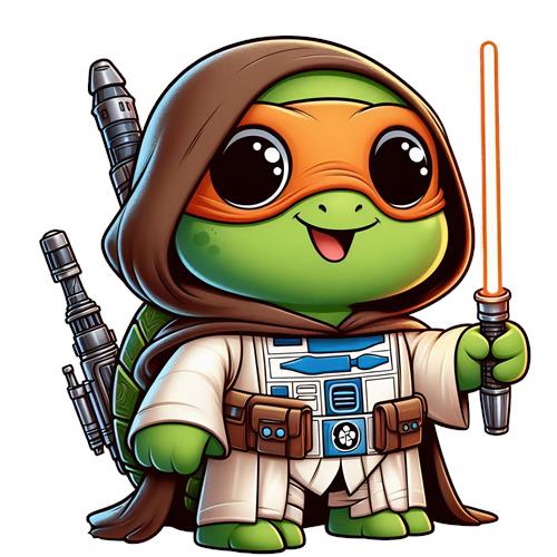 Jedi Skildpadde med Lysværd