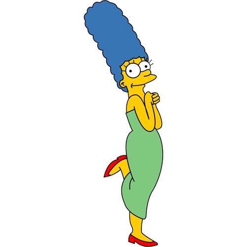 Marge Simpson i sin karakteristiske stil