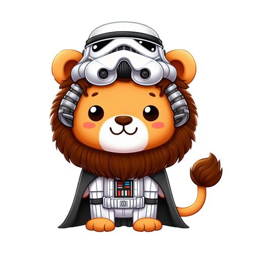 Løve i Star Wars kostume