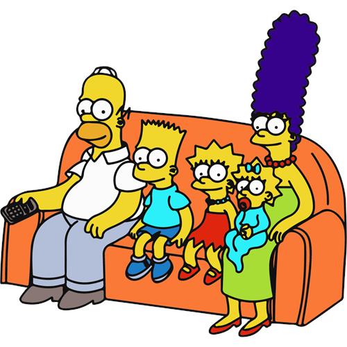 Familien Simpson på sofaen