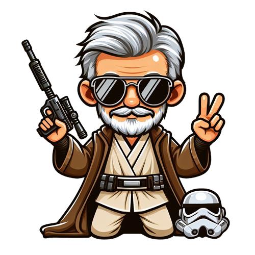 Cool Jedi Master with Sunglasses