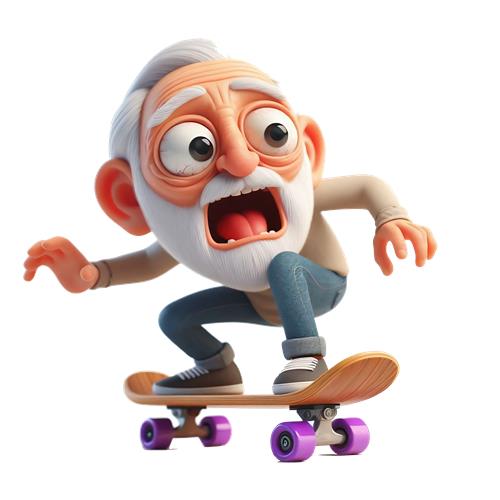 Skaterfar på eventyr