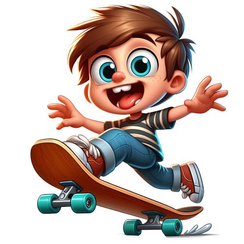 Skateboard Glæde
