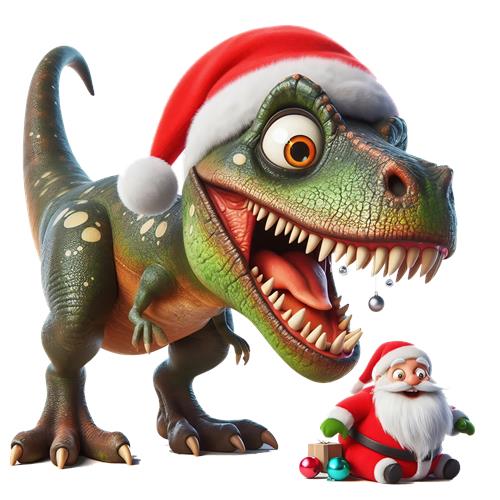 Julemanden og Dinosauren
