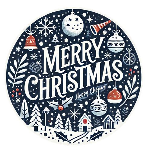 Merry Christmas Festive Design