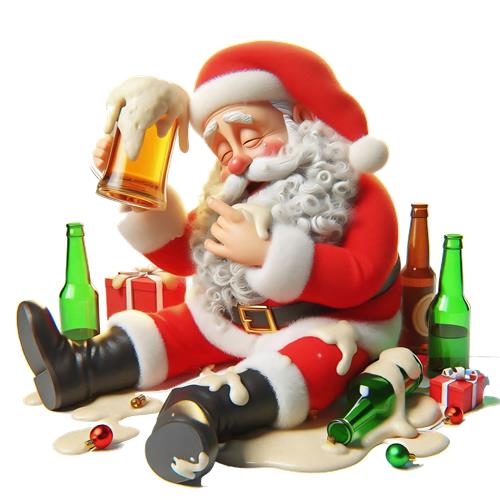 Julemanden med Øl og Gaver