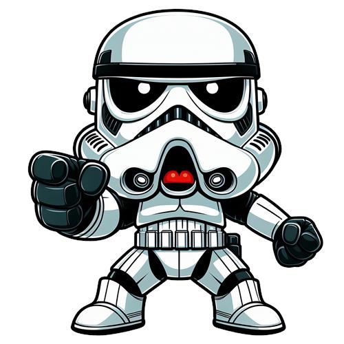 Kawaii Stormtrooper Karakter