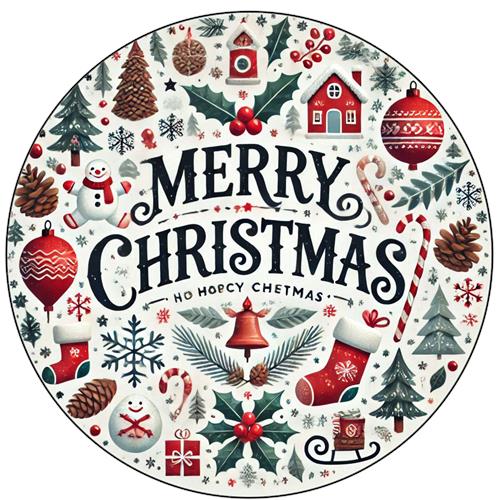 Merry Christmas Festivity Design