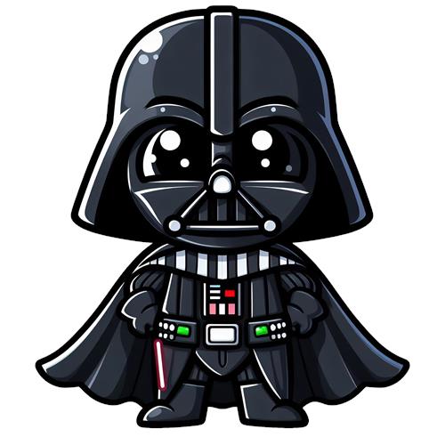 Kawaii Darth Vader Karakter