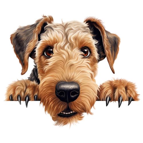 Sød terrier med poter