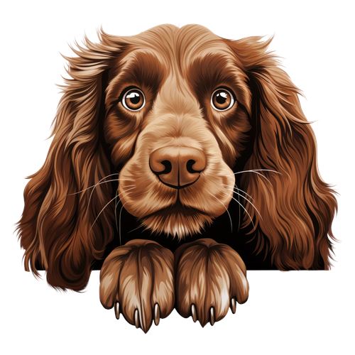 Sød brun cocker spaniel