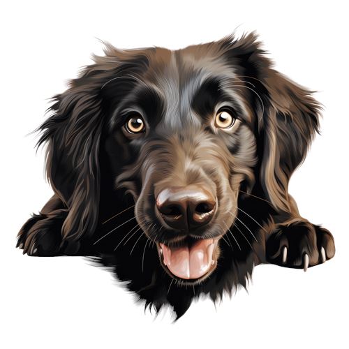 Sød brun og sort hund
