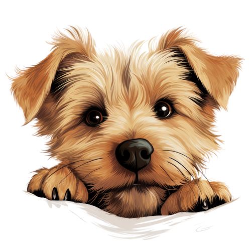Sød lille hundehvalp