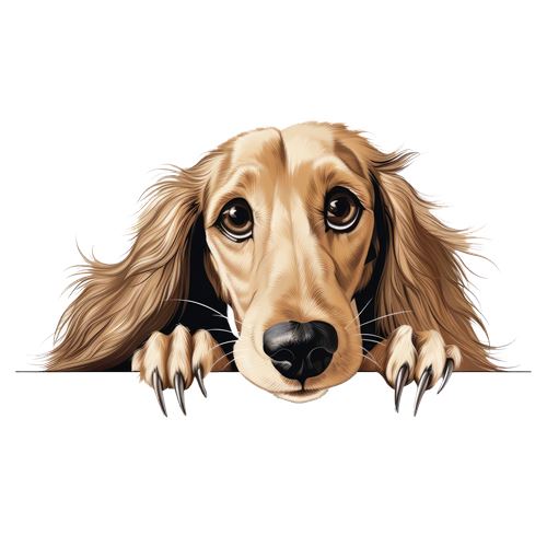 Sød cocker spaniel med store øjne