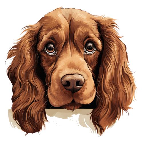 Sød brun cocker spaniel hund
