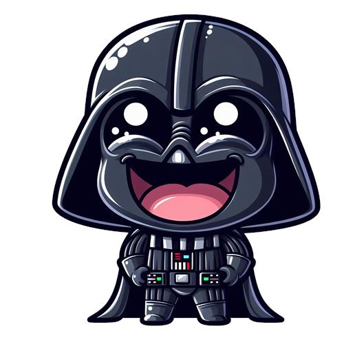 Sød Darth Vader Karakter
