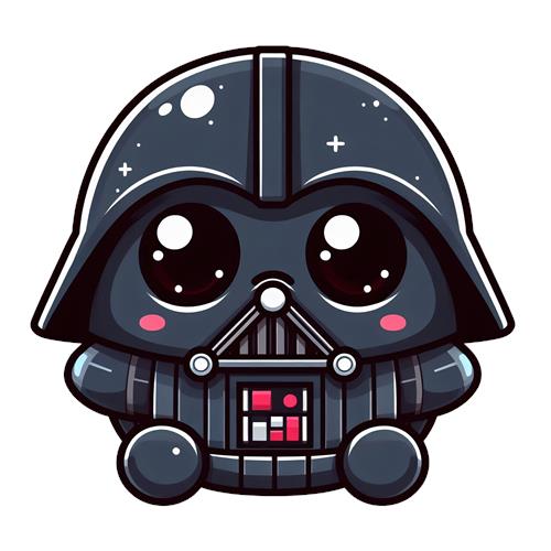 Kawaii Darth Vader Figur