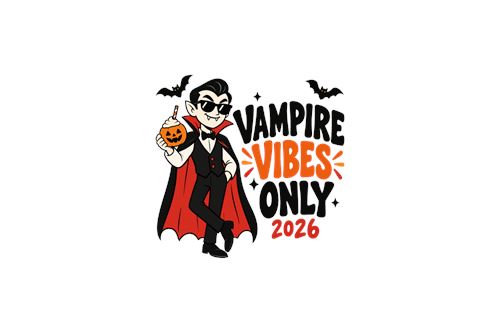 Vampyr med Halloween-græskar