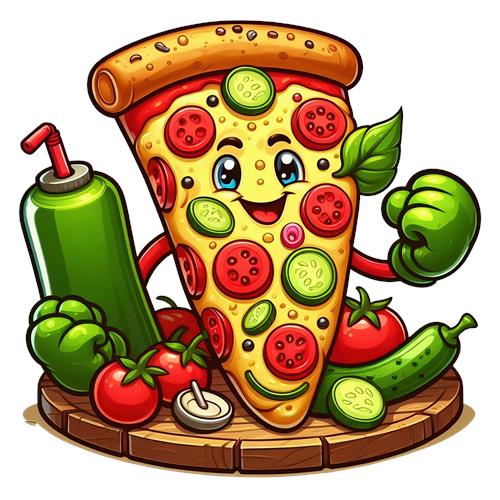Sød Pizza med Grøntsager