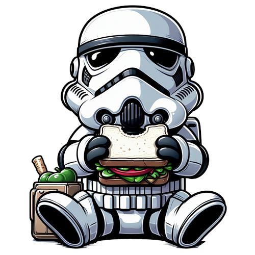 Stormtrooper med Sandwich