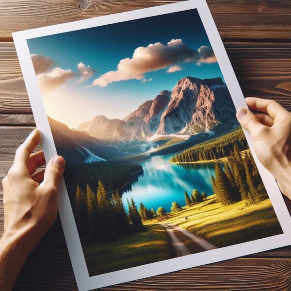 A4 Foto Print uden kant