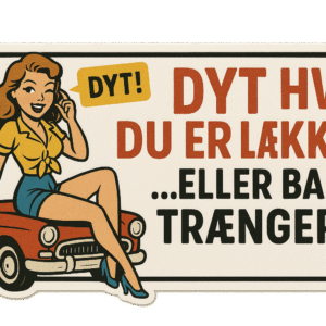 Car bumper Stickers Dyt hvis du er lækker